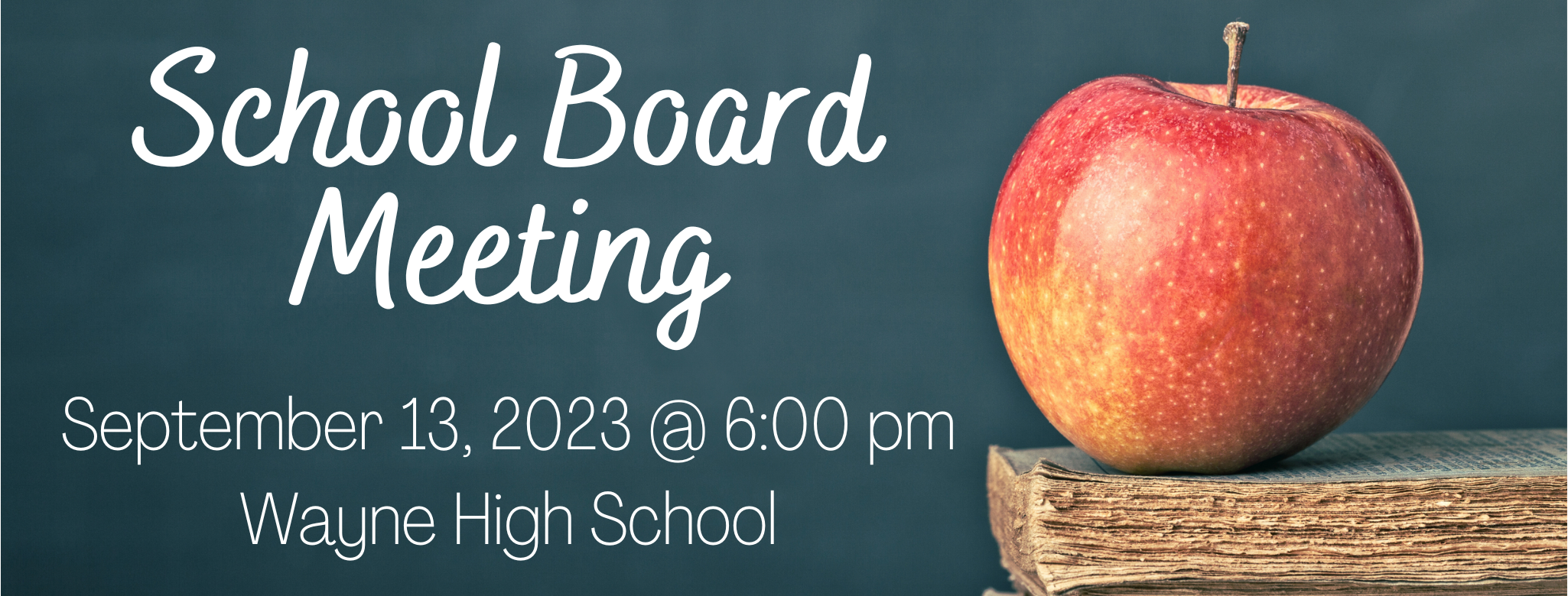 School Board Meeting September 2023